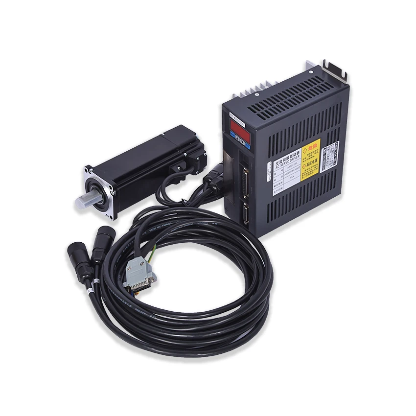 

New Arrival Servomotor Kit AC Servo Motor 60ST-M01930 + Servo driver 3 Phase & 1 Phase Electric Motor 600W 3.5A 1.91N.M 3000RPM