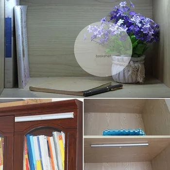 

10 LED Charging Cabinet Lights Motion Sensor Night Light with Magnetic Strip LKS99