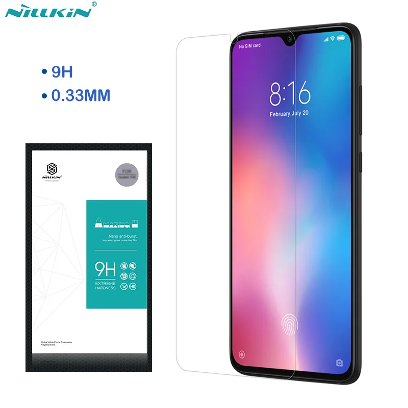 

Nillkin 0.33MM 9H Screen Protector for Xiaomi Mi 9 Glass on Mi9 M9 Explore Tempered Glass Protective Film for Xiaomi Mi 9 SE 9SE