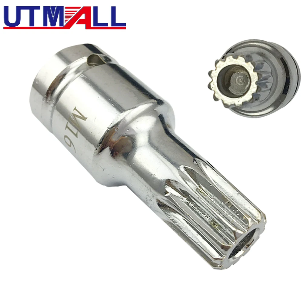 

Heavy Duty VW Audi M16 XZN Spline Hollow Socket Bit Transmission Gearbox Tool