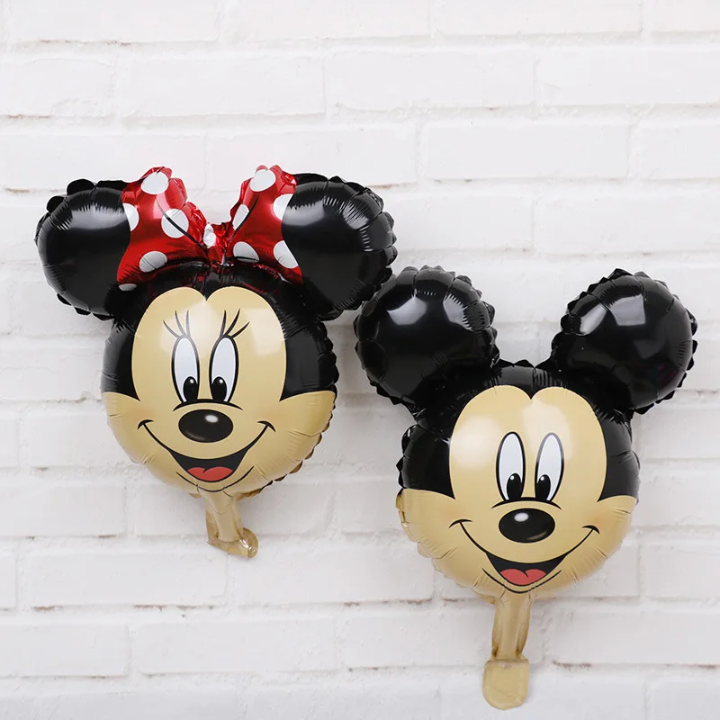 

4pcs/lot Disney Mickey Minnie Theme Aluminium Foil Balloons Party Decoration Balloons For Kids Favor Birthday Supplies