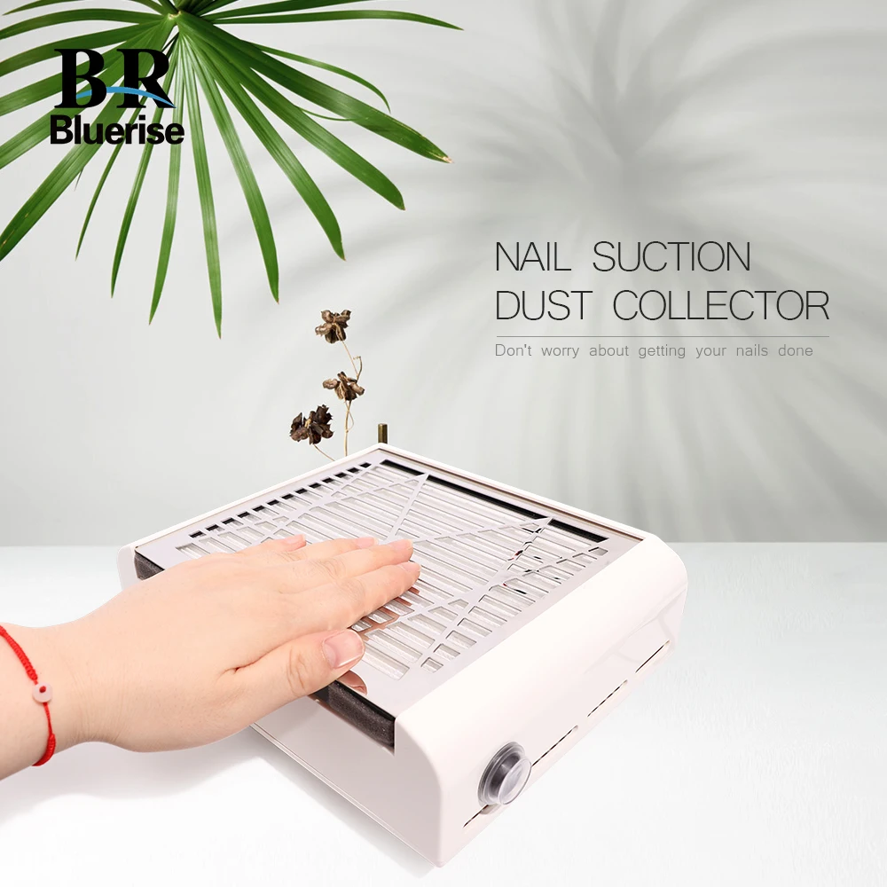 40 vatios polvo de uñas de manicura máquina de taladro clavo polvo de uñas tierra profesional potente ventilador - 2