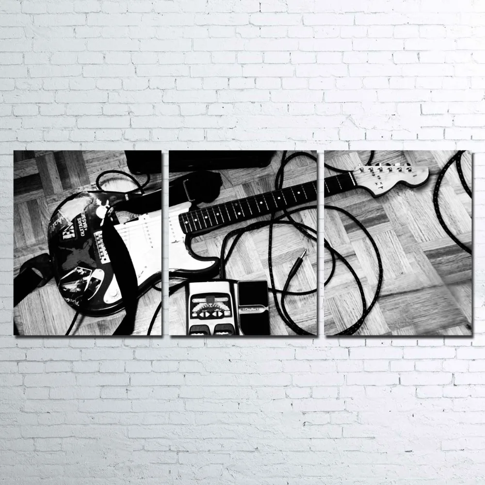 

New-Electric-Guitar 3 PIECE CANVAS FOR LIVING ROOM