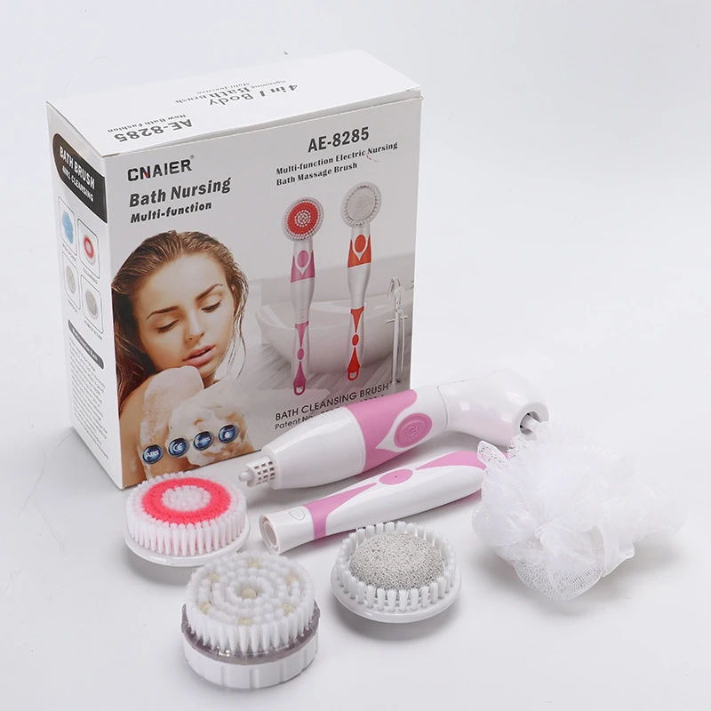 CNAIER-AE-8285-Electric-Body-Cleansing-Brush-Set-Massager-With-Long-Handle-Women-Hard-Cell-Removal (3)