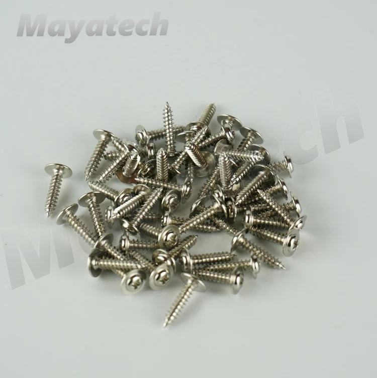 50pcs 100pcs servo screws M2.5 mm x 12mm Cross self tapping w/ washer