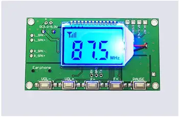 

DSP & PLL Digital Wireless Microphone Stereo Audio FM Receiver Module 87-108MHz