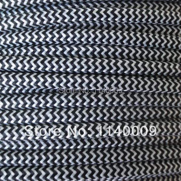Twist 2 Core Textil Stromkabel Lampen-Kabel Stoff Kabel geflochten,für Lampe