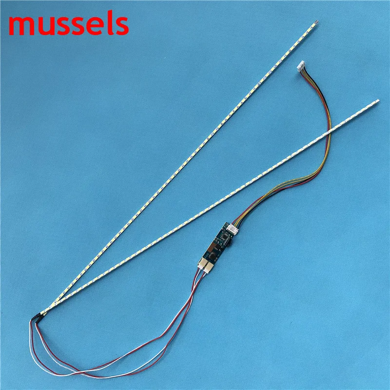 

For 20.1" inch 455mm LED Backlight lamp Strip Kit Adjustable brightness Update Your 20.1" wide 20 inch CCFL LCD Screen to LED