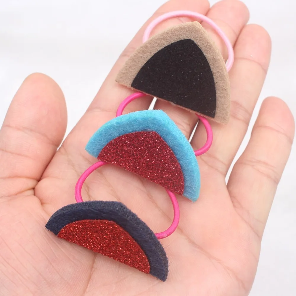 

2019 NEW Fashion Cat ear model 5 colors girls Elastic Hair Bands hair accessories for kids Hair ring Head rope 1pcs