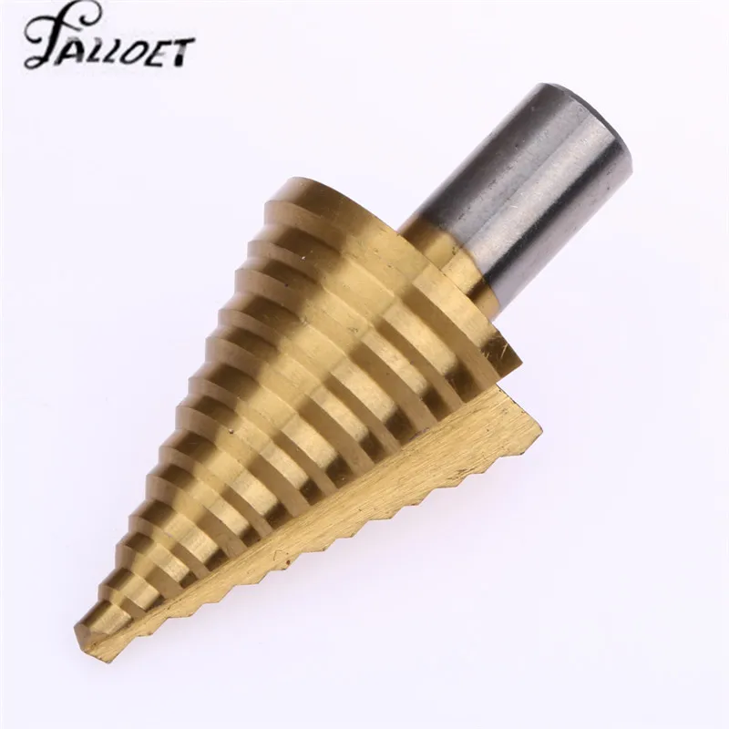 ступенчатое сверло с титановым покрытием. ступенчатое сверло с титановым покрытием. сверло ступенчатое 4-39мм. 615. сверло елочка по металлу 4-32.