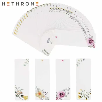 

Hethrone 40pcs/lot DIY Creative Flower Bookmark papelaria boekenlegger Bookmarks Book Clip Office Schoo Supplies Stationery