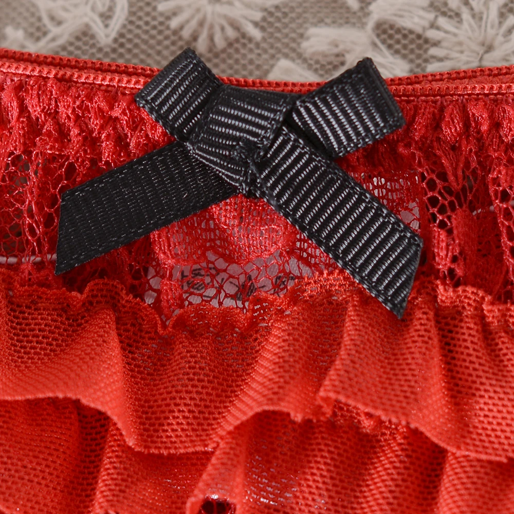 Маскарадные женские сексуальные кружевные трусики Виктории, эластичное нижнее белье для женщин, прозрачные трусики