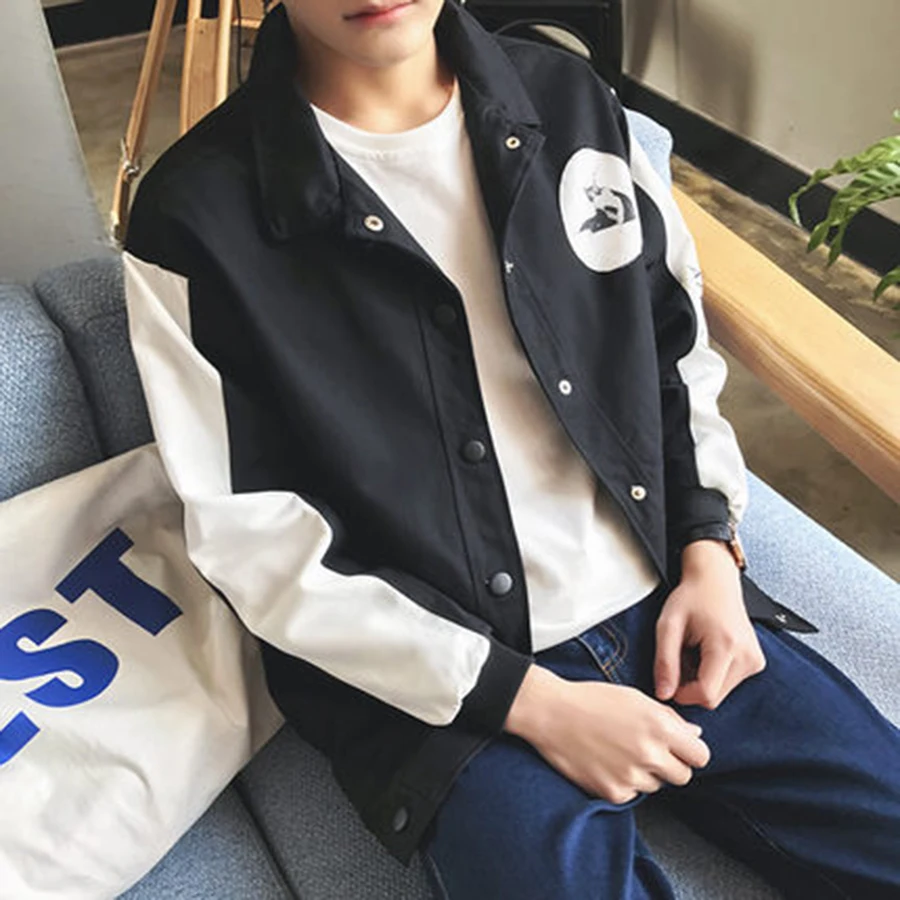 Bomber Jacket Men Casual Winter 2019 Suit Spring Autumn Men Jacket Suit Capuz Slim Streetwear Mens Jackets and Coats 50J0042