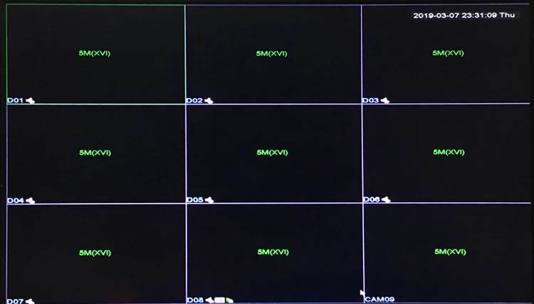 Синяя панель 5MP Xmeye H.265+ Hi3531D 16 каналов 16CH 6 в 1 Wifi Гибридный XVI NVR CVI TVi AHD CCTV камера безопасности DVR