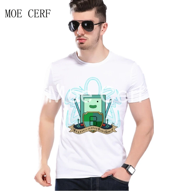 Christmas BMO Adventure Time T Shirt Men Video Games T-Shirt Casual Men's T-shirts Short Sleeve Boy's Tee Tops L1-A-35 Christmas BMO Adventure Time T Shirt Men Video Games T-Shirt Casual Men's T-shirts Short Sleeve Boy's Tee Tops L1-A-35