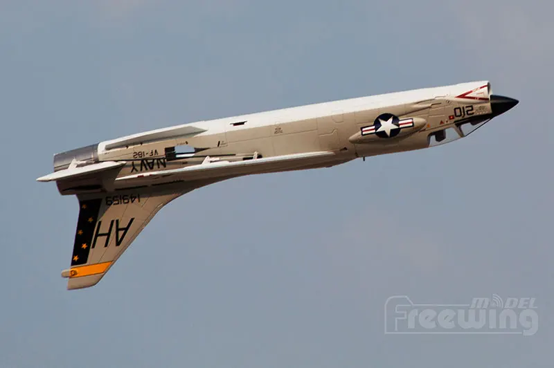 Freewing самолет 64 мм F-8E CRUSADER rc игрушечный самолет