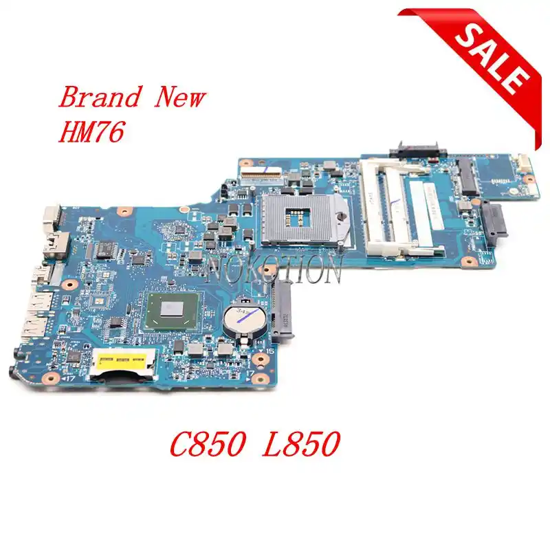 NOKOTION материнская плата для ноутбука Toshiba C850 C855 L850 HM76 DDR3 H000038380 PLF PLR CSF CSR DCS MB REV-2,1 - изображение