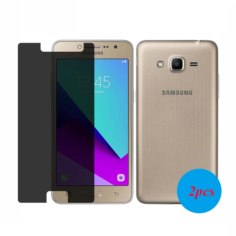 

YNMIWEI 2PCS Anti-spy Screen Protector Glass Guard For Samsung Galaxy J2 prime Privacy Tempered Glass Film For Samsung J2 Prime