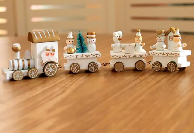 Christmas decorations 2017 new wooden christmas ornaments children