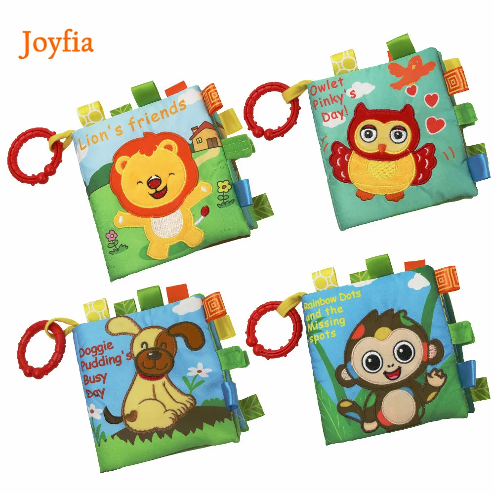 

Soft Baby Cloth Book Toys 0-36 Months Newborn Early Educational First Book Infant Cognitive Book Animal Books For Kids !