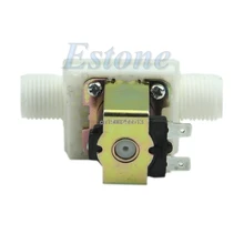 Электрический Соленоидный клапан Магнитный N/C воды воздушный Впускной переключатель потока 1/" DC 24V