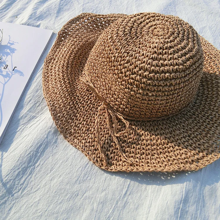 Chapéu do Bebê Chapéu de Palha Mãe e Filha Moda Praia Chapéus Crianças Meninas Arco Bebê Sun Cap Casquette Enfant Menina Cocar 2-8a 12 High Quality Mamãe e Bebê