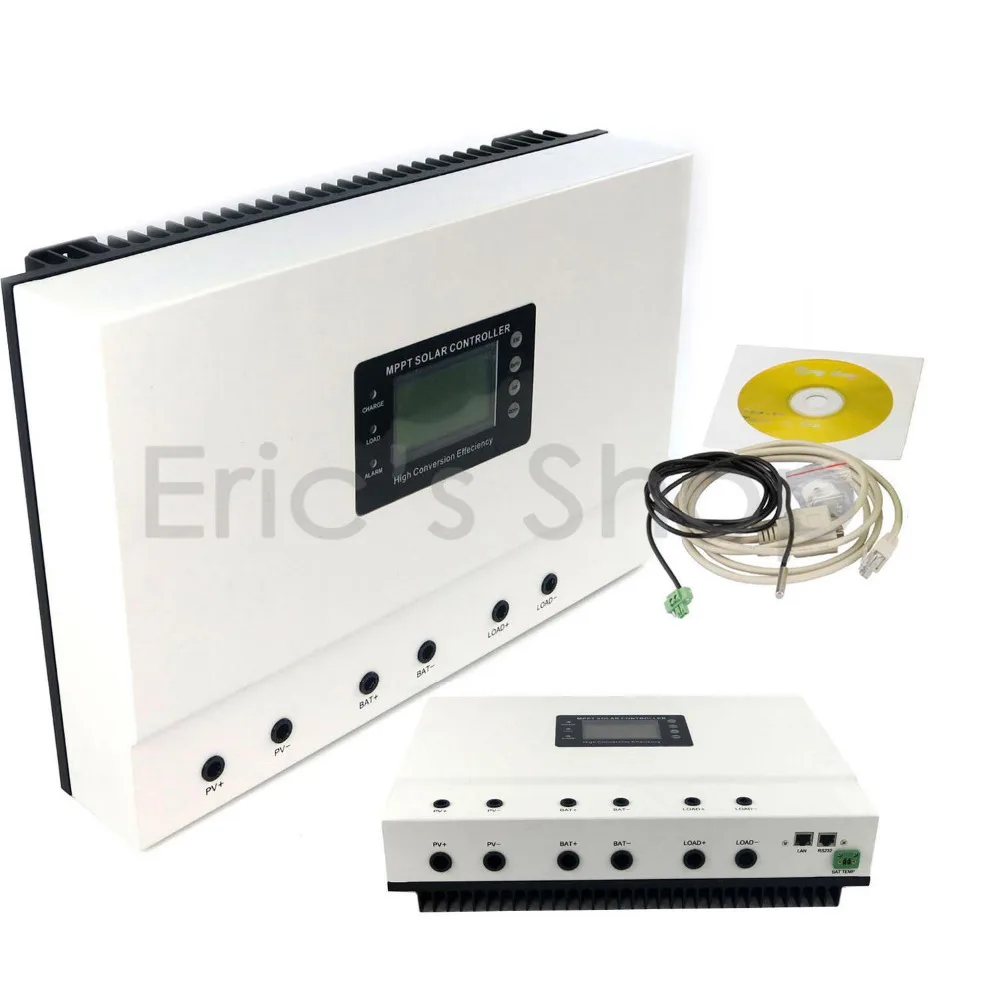

100A MPPT Solar Charger Controller 12V/24V/36V/48VDC Auto Battery Panel Regulator Max PV Input 150V White Color