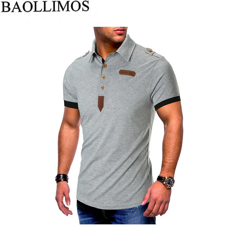 Новинка года человек PoloShirt для мужчин s повседневное одноцветное цвет хлопок Poloshirt короткий рукав высокое количество