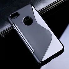 Black Soft TPU Case For iPhone 5C case 6S Cover For iphone 4 4S 5c carcaza iphone 5s 6 6S 7 7 PLUS SE SLine Protective Shell multifunction protective plastic back case w stand for iphone 4 4s blue yellow deep pink