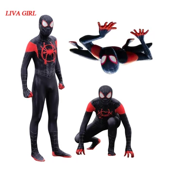 

Spider Homecoming Black Spider Cosplay Costume Spider 3d Zentai Spandex Jumpsuit For Adult Halloween Superhero Costume