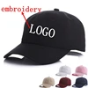 WZCX MOQ10pcs Fashion New Embroidery Logo Custom Letter Baseball Cap Solid Color Unisex Tide Adjustable Adult Cap Hip Hop Cap 1