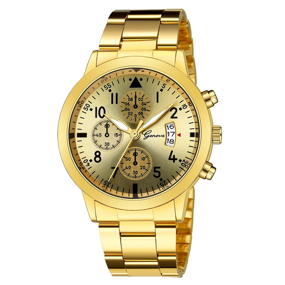 Men Wrist Watch Luxury Quartz Sport Military Stainless Steel Dial Wristwatch Mens Relojes Hombre saat erkek kol saati - Цвет: D