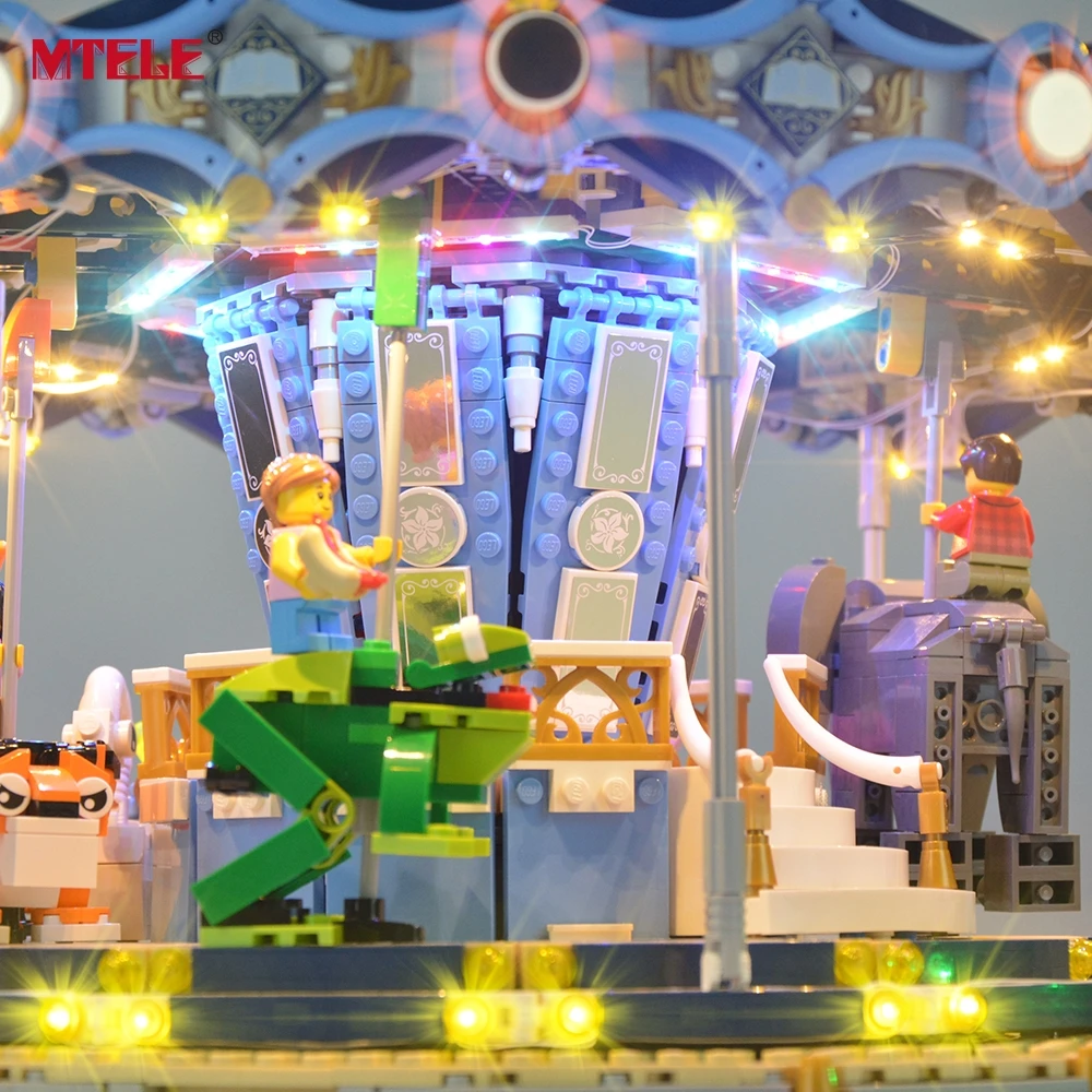 YEABRICKS Led Light Kit for 10257 Expert The New Carousel Compatible With 15036 (NOT Include The Model)