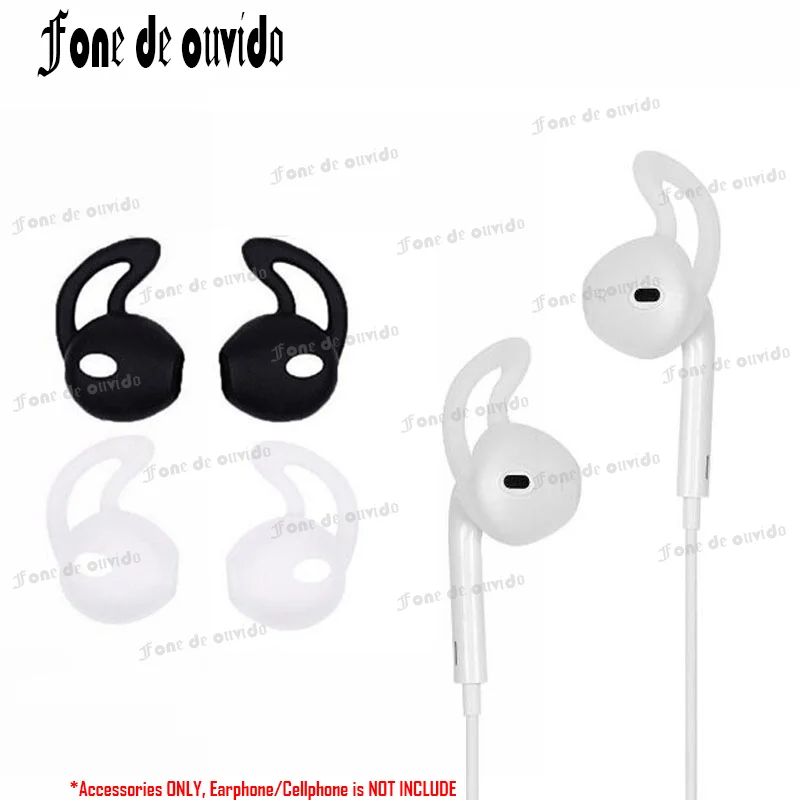 

Silicone Cover Earbuds Headphone Case for Apple iphone X 8 7 6 Plus 5 5S SE Earpods Eartip Ear Wings Hook Cap Earphone Earhook