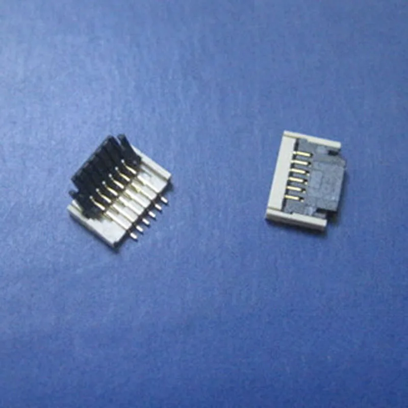 FPC LCD Screen Socket 0.5 Spacing 6P Front Insert Rear