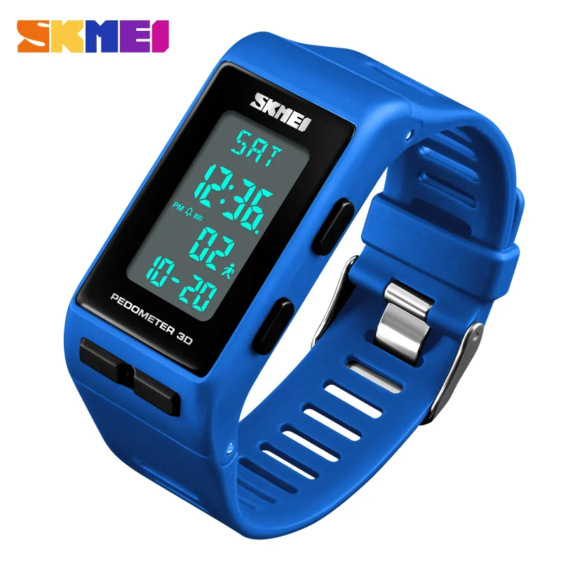 

SKMEI Women Sport Watch Pedometer Calorie Digital Clock Women Waterproof LED Electronic Ladies Wrist Watches Relogio Feminino