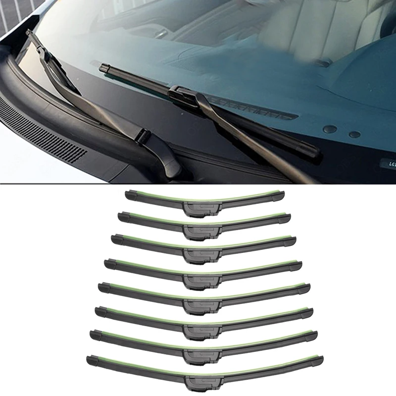 Universal U type Soft Frameless Bracketless Rubber Car Windshield Wiper
