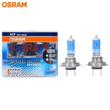Nueva OSRAM Cool Blue Hiper + H1 H7 HB3 9005 12 V 5000 K Xenon Bombilla Halógena Linterna Del Coche Blanco Azul Hi/lo Haz de Luz de Niebla OEM