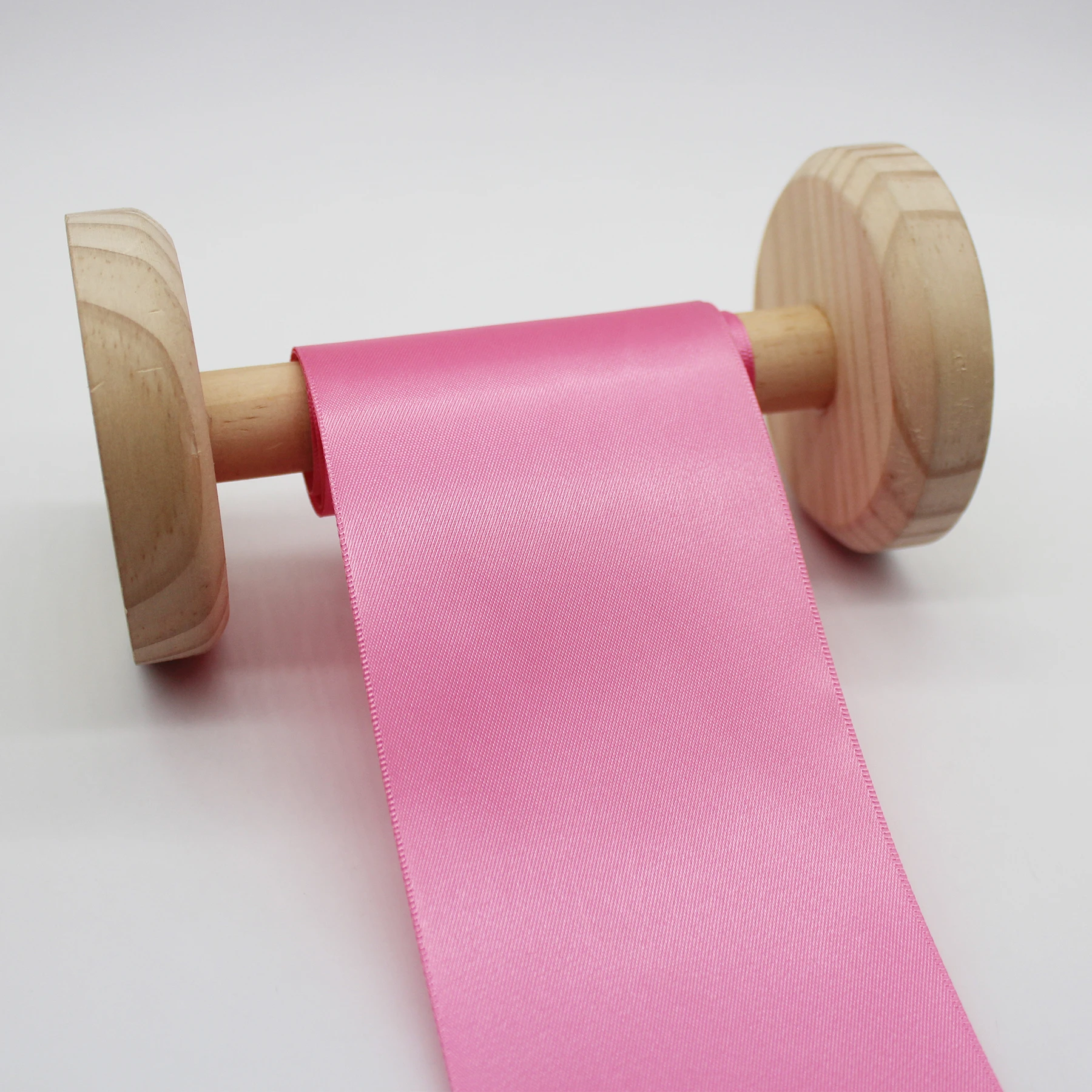 3 дюйма 75 мм атласная лента серии Pinks ленты сплошной цвет двусторонняя ткань для ручной работы лук ремесла украшения Аксессуары