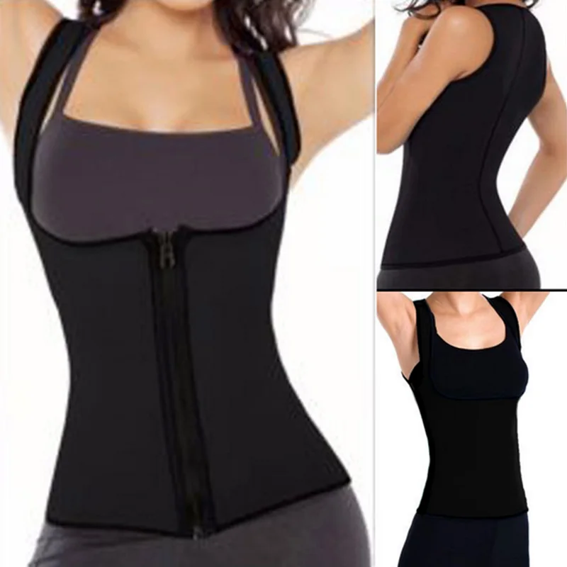 shapewear for dresses Neoprene Body Shaper Slimming Waist Trainer Cincher Vest Women 2022 New leonisa shapewear