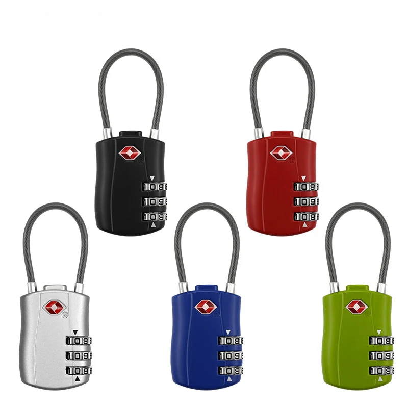JULY'S SONG TSA Luggage Lock And Customs Lock New Smart Combination 3 Digit Zinc Alloy Convenient And Firm Password lock JULY'S SONG TSA Luggage Lock And Customs Lock New Smart Combination 3 Digit Zinc Alloy Convenient And Firm Password lock
