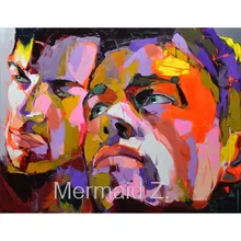 Ножи Палитры изображение Современной Поп-Книги по искусству nielly Франсуаза ручная роспись абстрактной Картины Книги по искусству