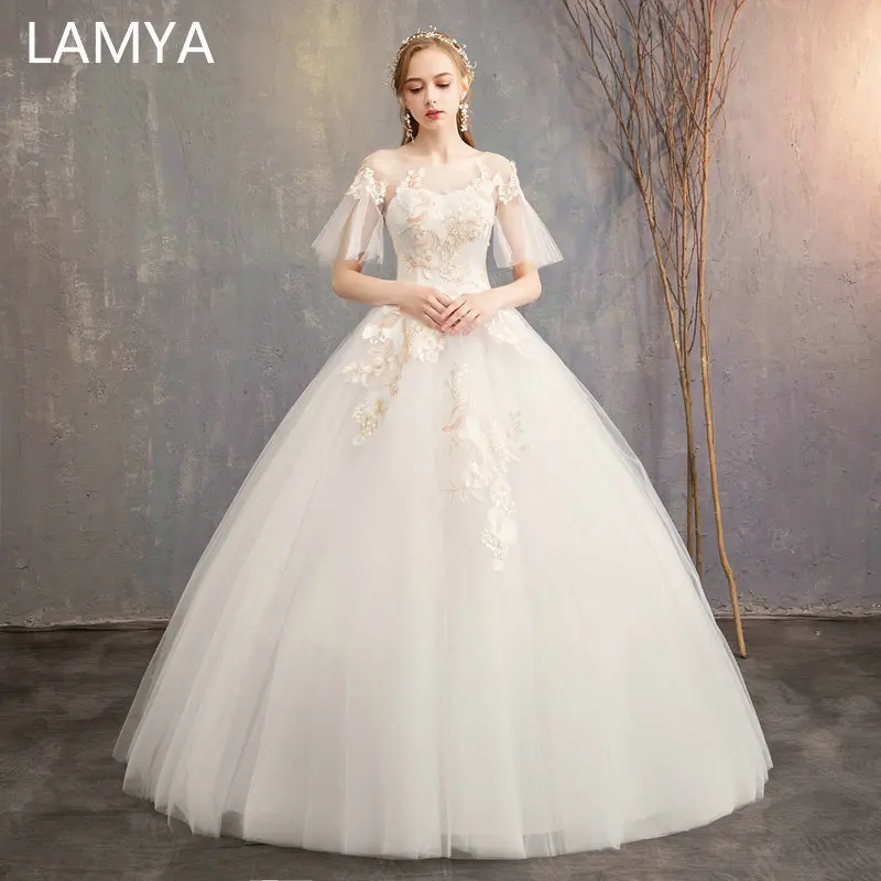 Bridal gowns short sleeve Clearance