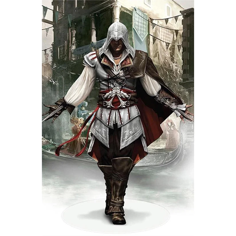

New Diamond Painting Square/Round Daimond Painting Animation assassins creed Mosaic Rhinestone Embroidery Children Gift