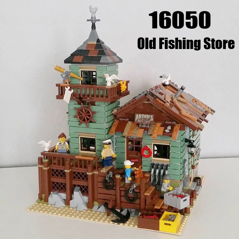 

Lepin Movie Series 2294PCS The Old Fishing Store Sets Model Building Kits Blocks Bricks Educational DIY Toys Gifts For Kids