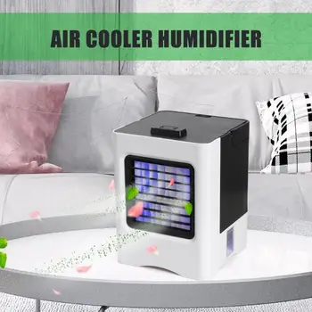 

Portable Mini Air Cooling Fan USB Desktop Air Cooler Air Conditioner Humidifier Purifier for Office Home Summer Hot Selling