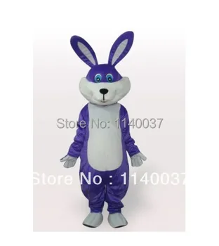 

mascot Easter Purple Bunny Rabbit Mascot Costume Easter Holiday Animal Mascotte Outfit Suit
