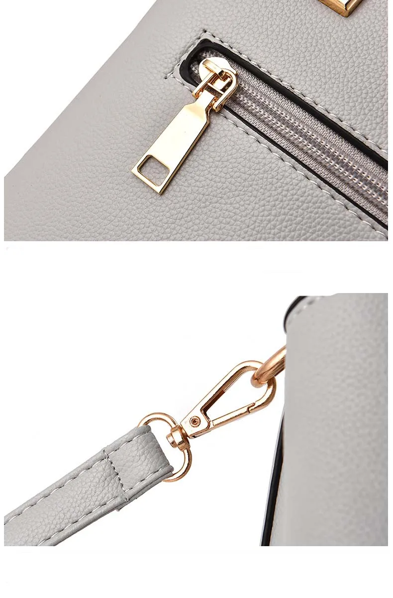 2018 New fashion color matching handbags wild medium large capacity ladies shopping office female Messenger bag shoulder bag     (30)