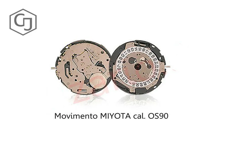 Movimento Miyota 0S90 cronografo quartzo механизм chrono кварцевые часы OS90 Япония | Наручные