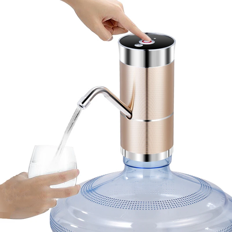 Kbxstart Dual Motor Electric Water Dispenser Pump USB Charge Touch Screen 0.8L Fixed Water Quantity for 5L 10L 15L Drink Bottles